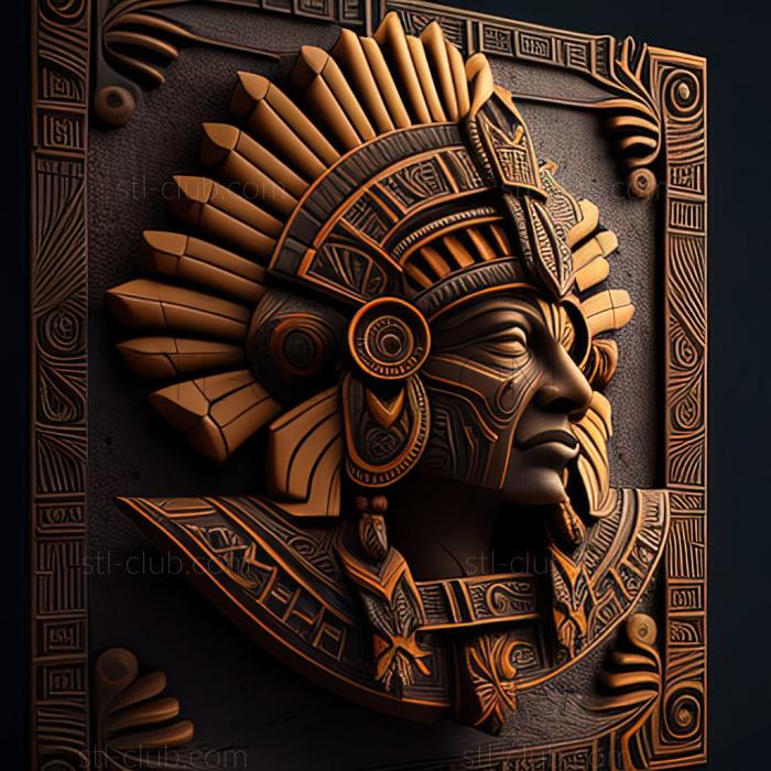 3D model st aztec (STL)